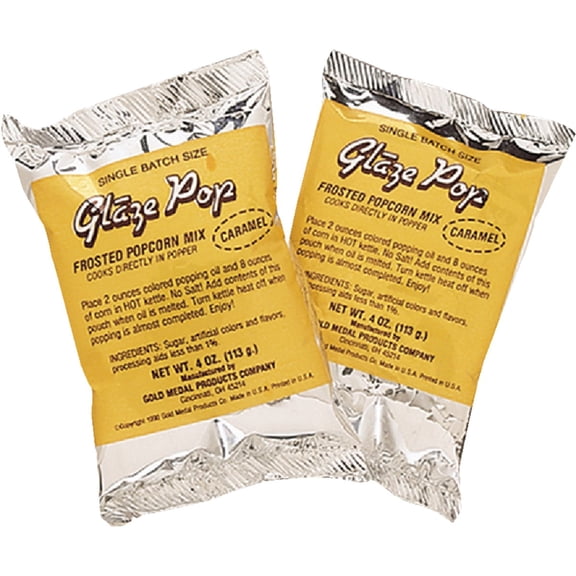 Gold Medal Prod. Gold Medal Caramel Glaze Pop - Pack of 4