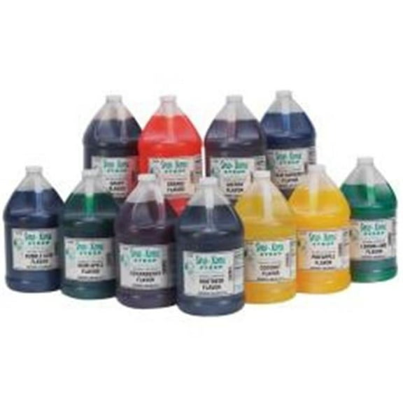 Gold Medal Products 260069 1 gal SnoKone Tiger Syrup, Pack of 4