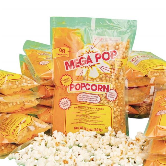 Gold Medal Mega Pop 6 Oz. Popcorn Kit (36 Kits) - Carr Hardware