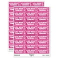 thumbnail image 1 of Gold Medal Thinking Teacher Student School Sticker Set - Hot Pink - Gloss Finish - 1.75" Medium, 1 of 7