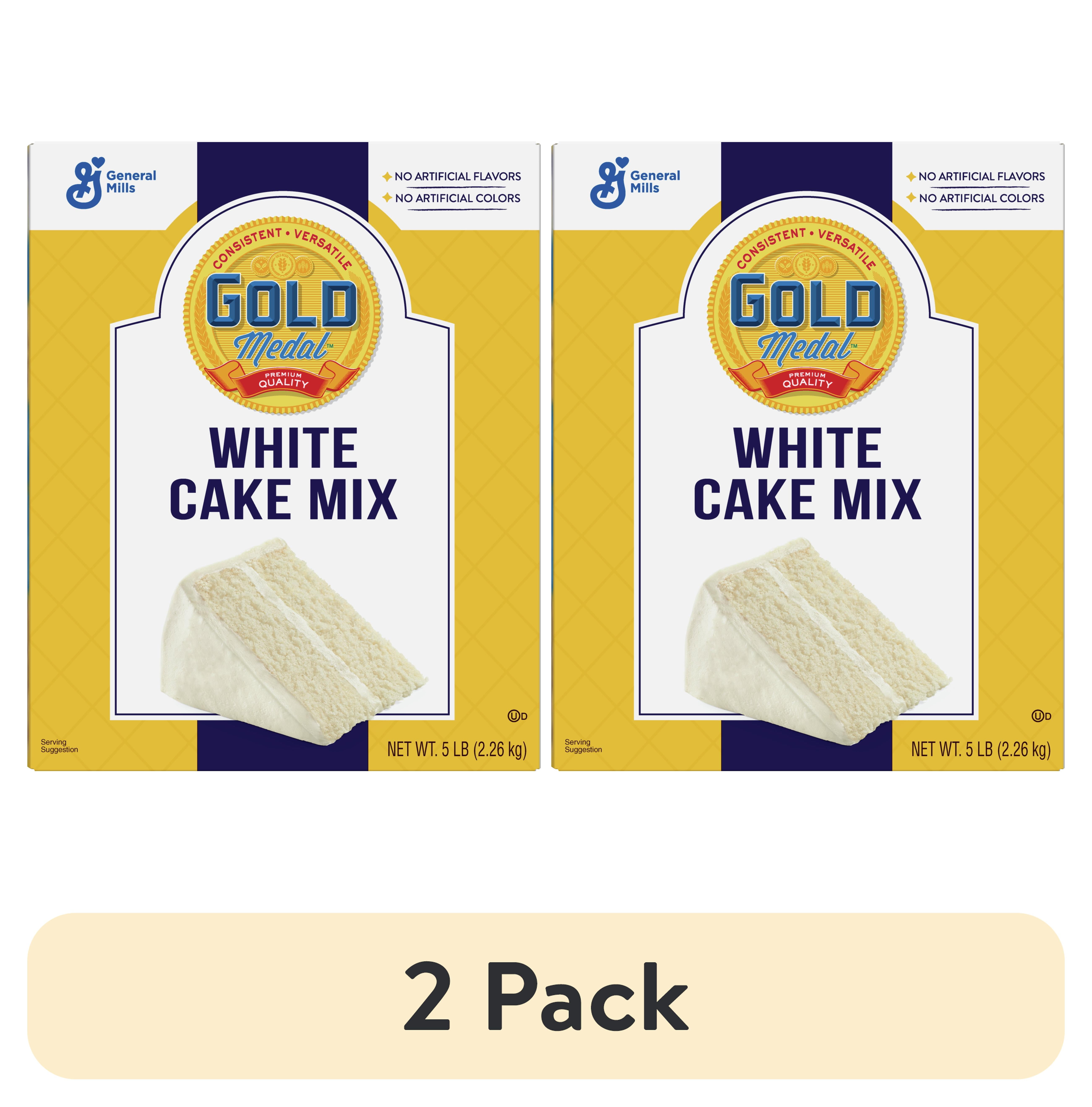 (2 pack) Gold Medal White Cake Mix, 5lb