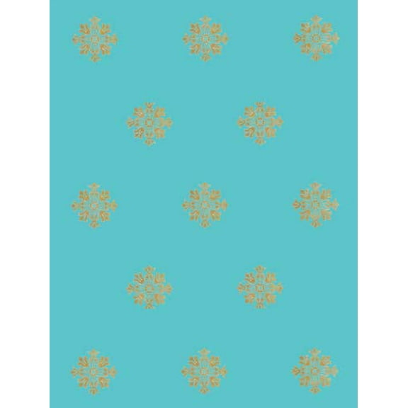 Gold Medallion Wallpaper 3530 by Designer Stencils