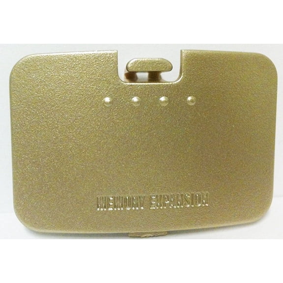 Gold Memory Expansion Jumper Pack Replacement Lid for Nintendo 64 By Classic Game Source