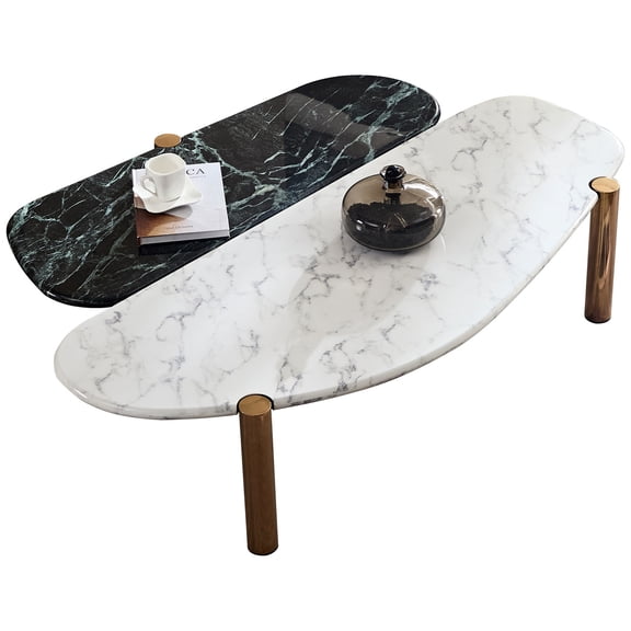 Gold Metal Accents / Eye - catching Table for Display