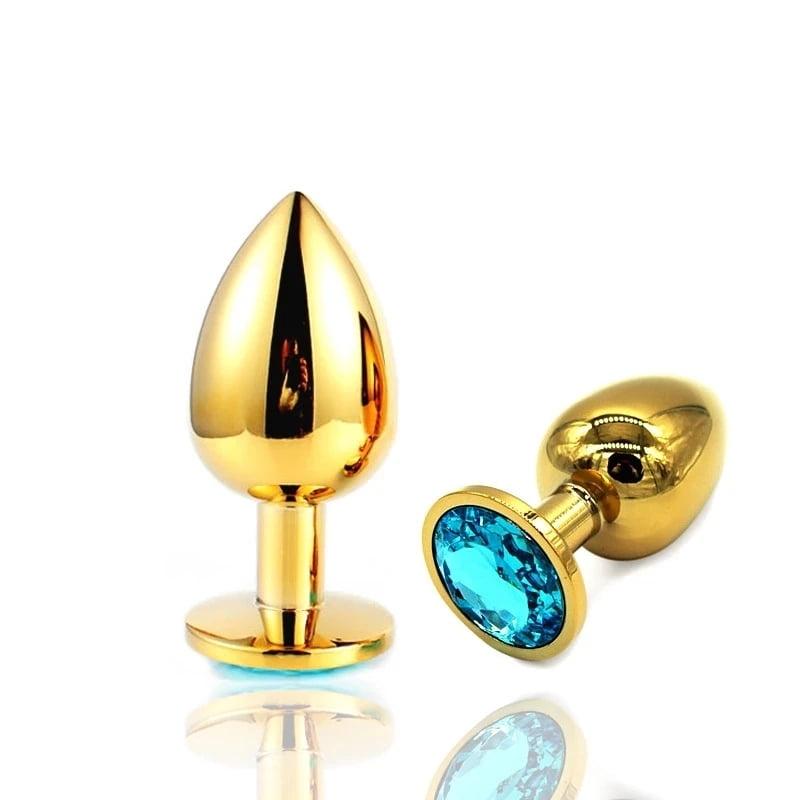 gold anal plug Metal Gold Butt Plug Set