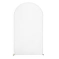 thumbnail image 1 of Gold Metal Arch Backdrop Stand 7.2x4 ft Easy Assembly Stable Structure with Cover for Wedding Birthday Party Holiday Celebration Ceremony Decoration, 1 of 6