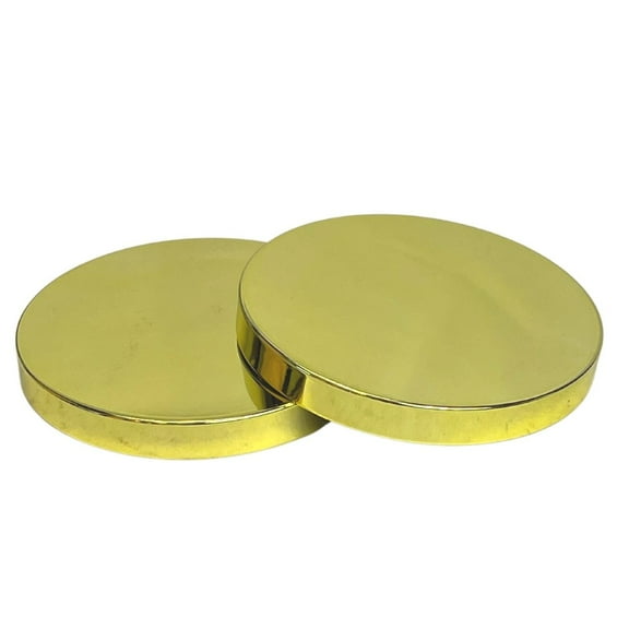 Gold Metal Candle Lid - Fits our 14 oz Havana Candle Making Supplies (Box of 12) FREE SHIPPING