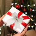 thumbnail image 1 of Gold Metal Christmas Bows Ornaments 3.93×3.34in Red Christmas Bows Outdoor Decorations for Christmas Tree and Gifts Decoration,Christmas Garland,Crafts,Wrapping, 1 of 6