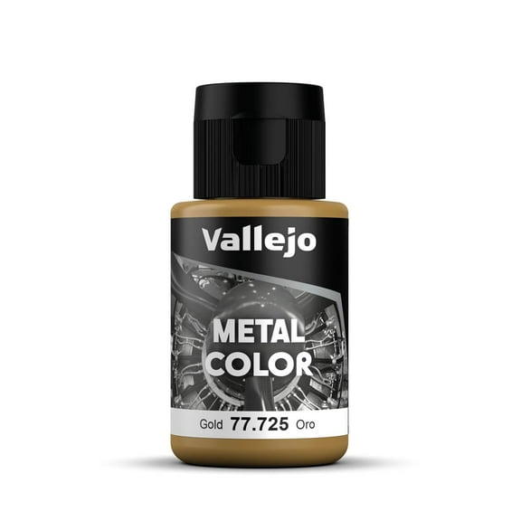 Gold Metal Color 32ml Bottle Vallejo Model Paint