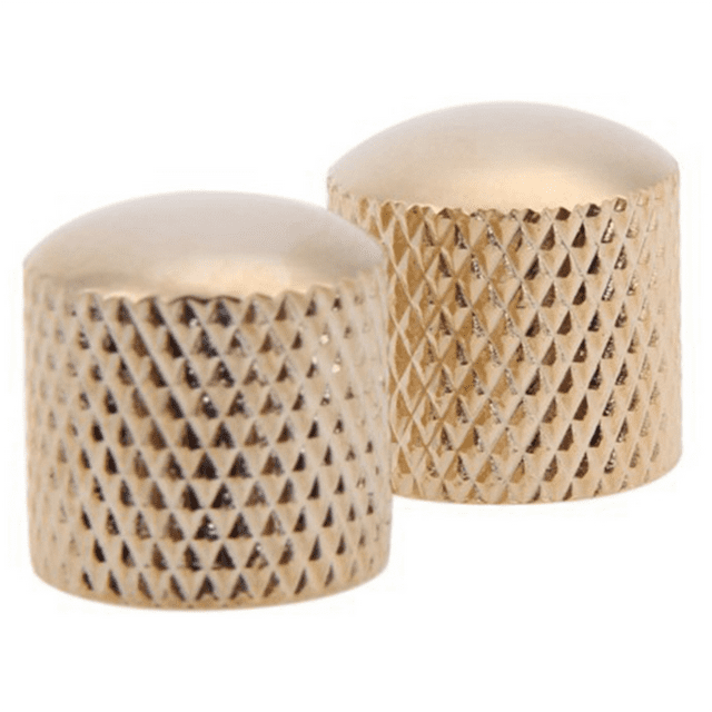 Gold Metal Dome Guitar Volume Knob Electric Guitar Bass Potentiometer