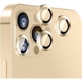 thumbnail image 1 of [Gold]Metal Full Cover + Tempered Glass Circle Camera Lens Protector for iPhone 14 Pro/14 Pro Max,HD Camera Lens Screen Cover Case,9H Hardness Anti-Scratch Camera Screen Protective Lens Film, 1 of 5