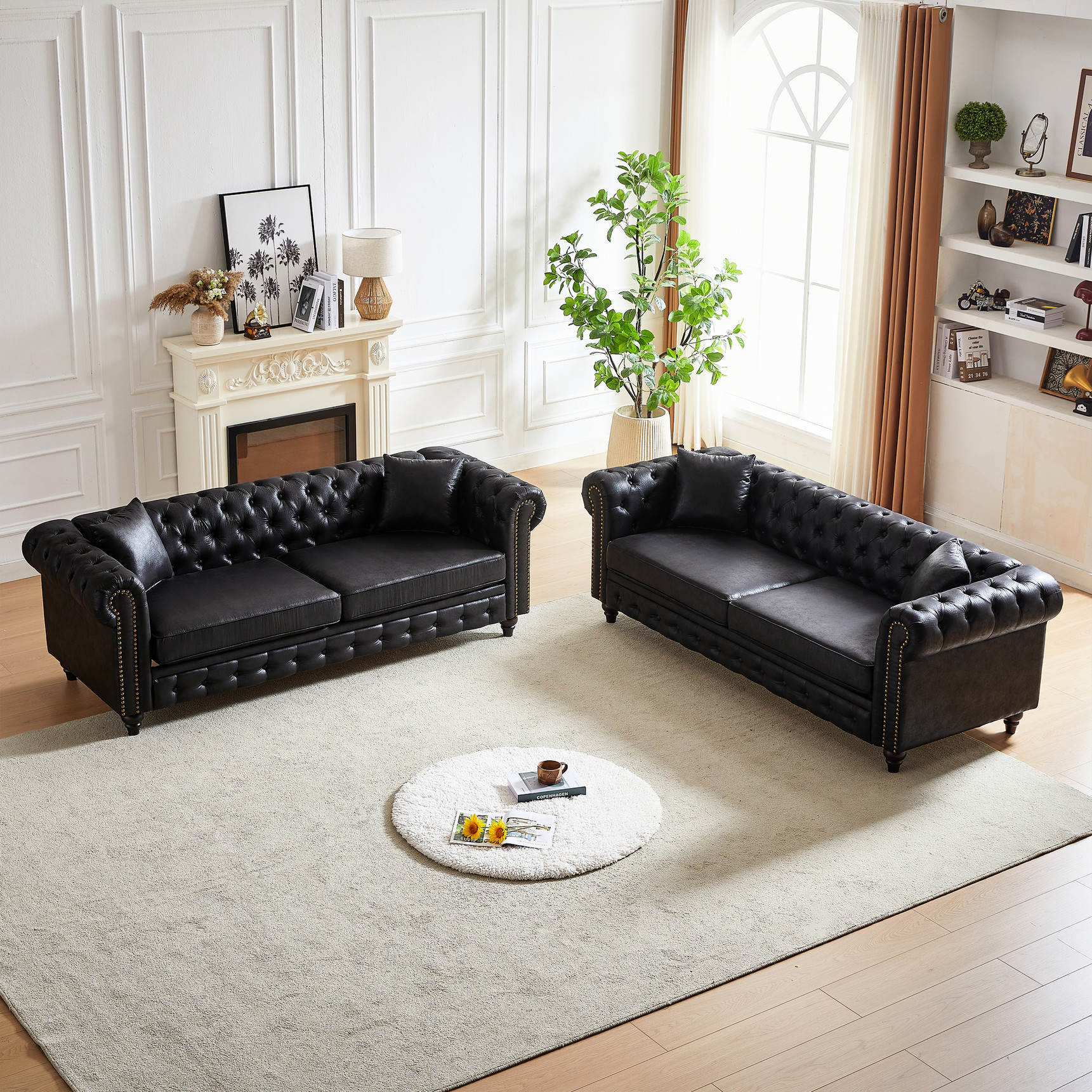 Gold Metal Legs, Compressed Cushions - Modern Sofa with Recovery ...