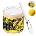 Gold Metal Paint, Weather Resistant Gold Railing Paste Paint w/Brush ...
