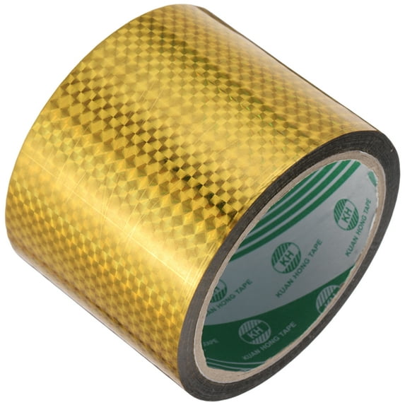 Gold Metalized Tape 2.8 Inch x 55 Yards Decor Tape for DIY