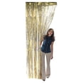 thumbnail image 1 of Gold Metallic Fringe Curtain - Party Decor - 1 Piece, 1 of 1