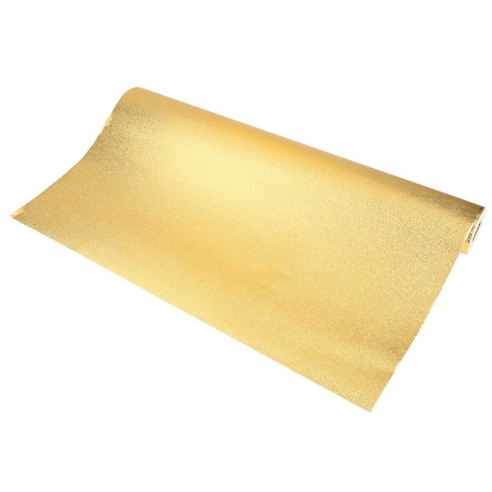 Gold Metallic HomeDecor Wallpaper Embossed Interior Paper 1.8 Feet X31