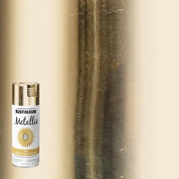 Rust-Oleum 11 oz. Metallic Gold Spray Paint 6-Pack  Interior & Exterior Use, Professional Finish
