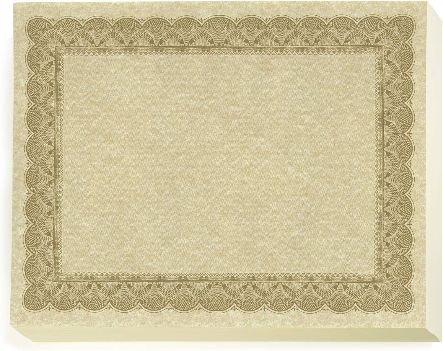 Gold Metallic Traditional Metal Colored Standard Aged Parchment