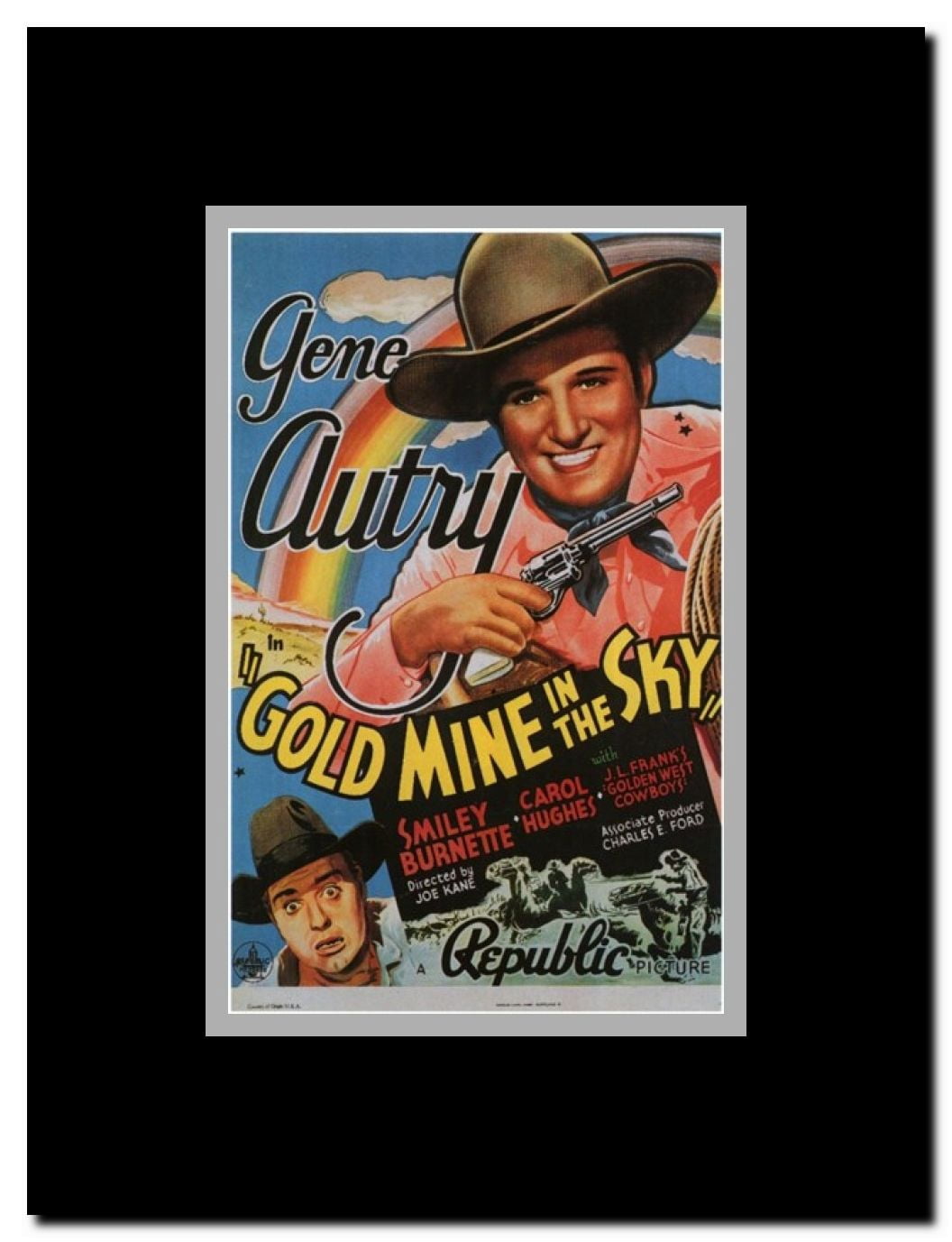 Gold Mine in the Sky Framed Movie Poster