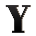 thumbnail image 1 of Gold Mirror Letter A Wall Sticker - 3D Acrylic Alphabet Decal for Home Decor, Self-Adhesive Oversized Letter Sign for DIY Wall Art & Room Decoration, 1 of 5