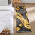 thumbnail image 1 of Gold Modern Art Deco Bedroom Runner Rug 2'x 6' Non Slip Carpet Indoor Home Area Rug Living Room, 1 of 8