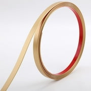 Gold Molding Trim Flexible Mirror Border Design, Wall Edging Strip,Wall Ceiling Floor Cabinet Tile Edge Moulding, 5m x 2cm
