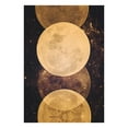 thumbnail image 1 of Gold Moon Phases Print Wall Art, Modern Wall Decor For Living Room Bedroom, 24x36 UNFRAMED, 1 of 2