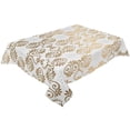 thumbnail image 1 of Gold Moroccan Pattern Damask Table Cloth Waterproof Dining Tablecloth Kitchen Decorative Coffee Cuisine Party Table Cover, 1 of 6