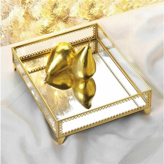 Gold Motif Jewelry Tray