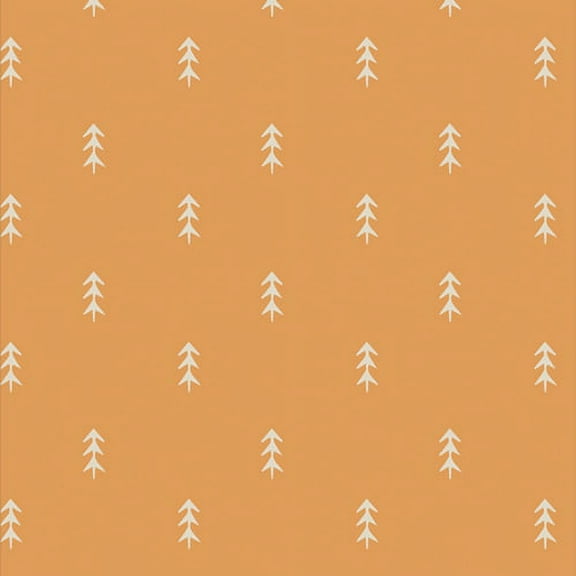 Gold Mustard Tree fabric - Simple Deloliage Chai cotton fabric Cozy Magical QTR YD