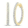 thumbnail image 1 of Gold N Diamonds 168335 1.75 CTW Diamond ANA M Hoops Earring, 1 of 1