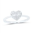 thumbnail image 1 of Gold N Diamonds 175715 0.25 CTW Diamond NK Fashion Heart Ring, 1 of 1