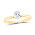 thumbnail image 1 of Gold N Diamonds 182406 1 CTW Diamond SI IJ Oval Solitaire Ring, 1 of 1