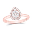 thumbnail image 1 of Gold N Diamonds 185424 0.33 CTW 14K Rose Gold Diamond CN Fashion Pear Ring, 1 of 1
