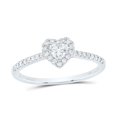 thumbnail image 1 of Gold N Diamonds 186890 0.33 CTW Diamond ANA M 0.2 Cut Cht Fashion Promise Heart Ring, 1 of 1