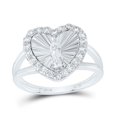 thumbnail image 1 of Gold N Diamonds 190226 0.5 CTW Diamond NK Virgin Mother Mary Heart Ladies Ring, 1 of 1