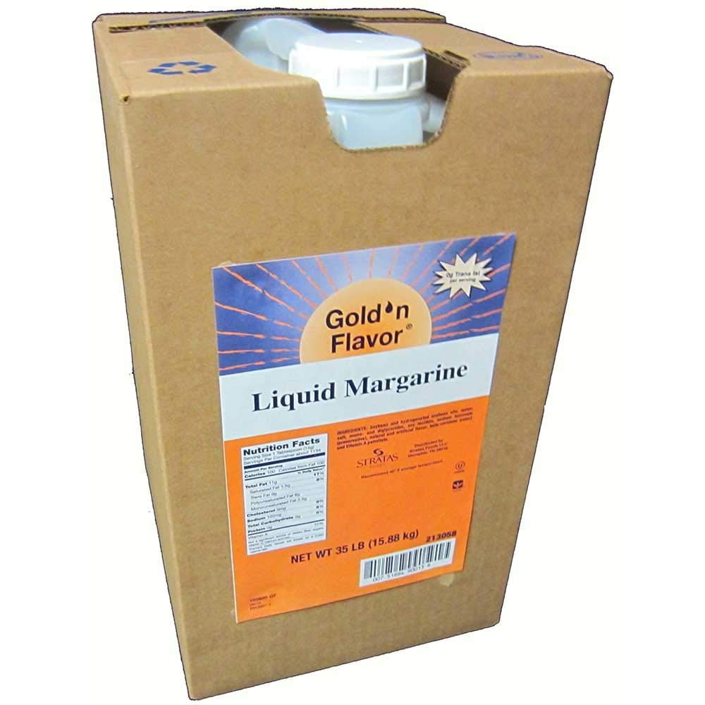 Gold N Flavor Liquid Margarine, 35 Pound 1 each.