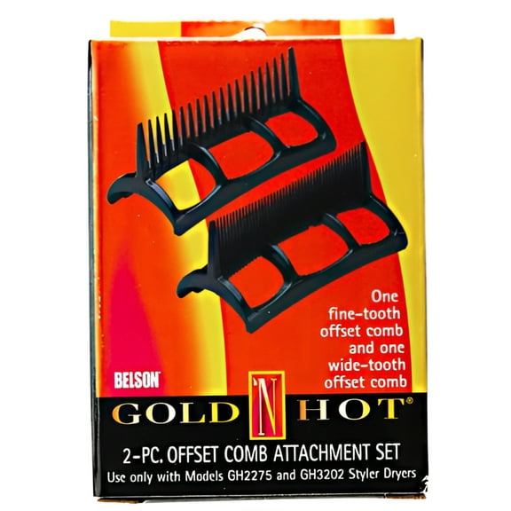 Gold N Hot 2 Piece Offset Comb Attachment GH2276