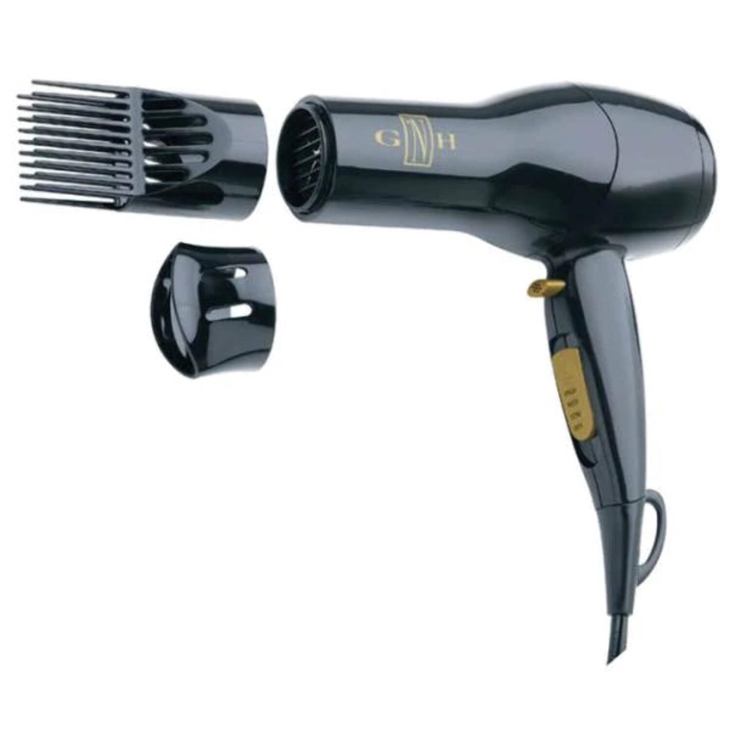 ヘアドライヤー Lattrractions Dryer Gold N Hot - Professional 1875 Watt Turbo Dryer with Blow