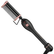 Gold N Hot Professional Ceramic Pressing and Styling Comb, Black