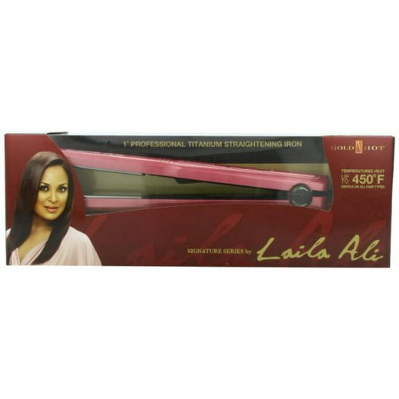 Gold 'N Hot Signature Professional Titanium Led Straightening Iron, 1 inch