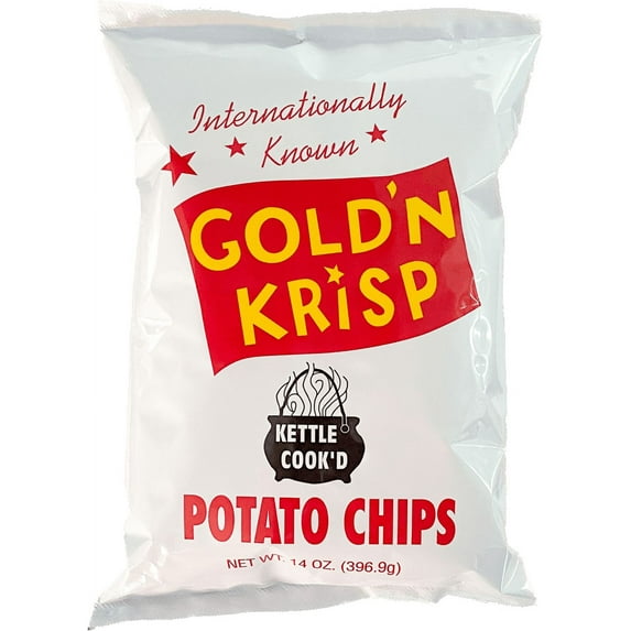 Gold'N Krisp Kettle Cooked Potato Chips, 14 Oz.