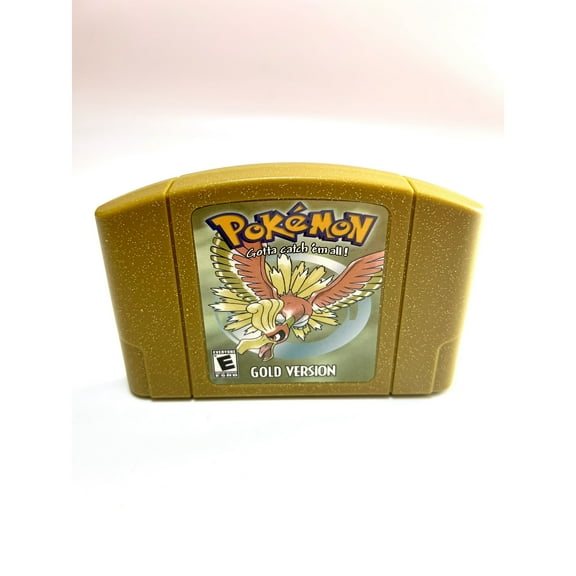 Gold N64 Games Cartridge US Version(Special Edition)