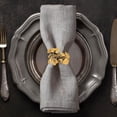 thumbnail image 1 of Gold Napkin Rings Holder Set of 4 in Leaf Design Festive Table Decor and Favor for Thanksgiving Fall Autumn Holiday Wedding Birthday Thanksgiving Banquet Housewarming Gift, 1 of 6