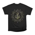thumbnail image 1 of Gold Nautical Anchor T-Shirt Tee Gift For Him Merch For Her Apparel For Friend, 1 of 2