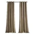 thumbnail image 1 of Gold Nugget Grommet Blackout Faux Silk Taffeta Curtain (1 Panel), Gold Nugget, 50W X 96L, 1 of 8