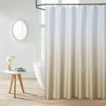 thumbnail image 1 of Gold Ombre Bathroom Shower Curtains for Bathroom,Gold and White Fabric Gradient Shower Curtain,Textured Fabric Waterproof Bath Curtain,Decorative Bathroom Accessories,72x84inch,Long Size, 1 of 6