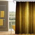 thumbnail image 1 of Gold Ombre Shower Curtain, Abstract Modern Luxury Waterproof Fabric Shower Curtain, Cool Glass Texture Gold Bathroom Accessories Set with Hooks, 72 x 72, 1 of 6