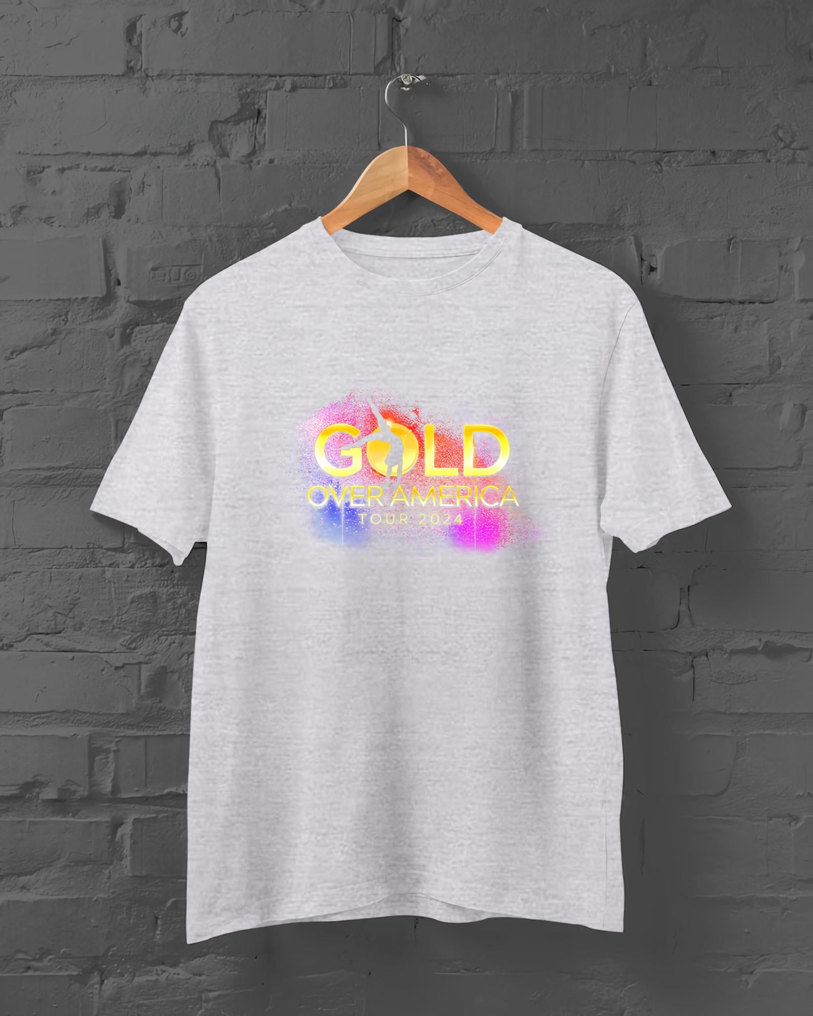 Gold Over America Tour Starring Simone Biles Tour 2024 Shirt NEW INSTOCK!