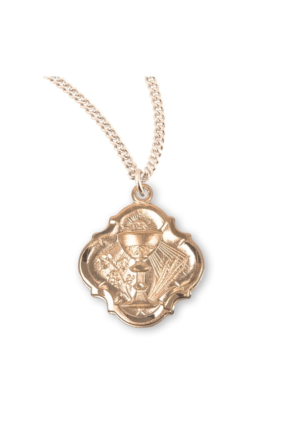 Gold Over Sterling Silver Chalice Pendant